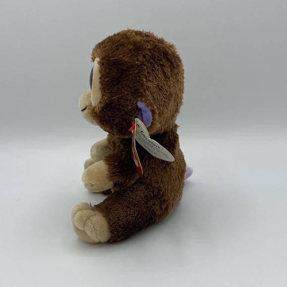 TY Beanie Boos Buckwheat Lynx Coconut Monkey Plush Stuffed Toys 6 Inch Set Of 2 - Picture 7 of 11